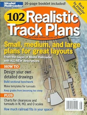 102 REALISTIC TRACK PLANS. HOW TO BUILD REALISTIC LAYOUTS NO. 5. (MODEL RAILROADER SPECIAL ISSUE.)