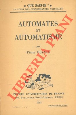 Automates et automatisme.