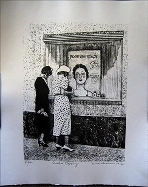 Window Shopping (SIGNED by Ann Chernow: Limited Ed. lithograph)