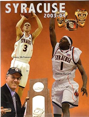 Syracuse University Basketball Yearbook 2003-2004