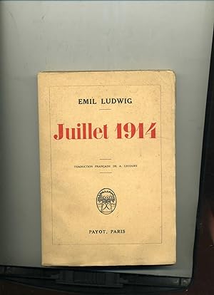 JUILLET 1914. Traduction française de A. Lecourt