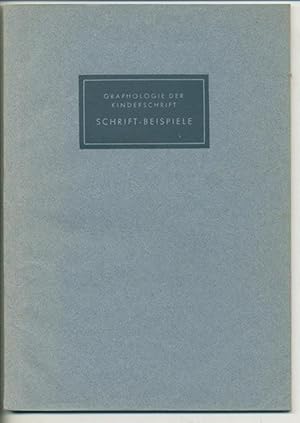 Graphologische Kinderschrift - Schrift-Beispiele