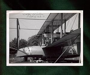 Walter Hinton / signed photograph of NC-4, first plane to cross the Atlantic, by pilot Walter Hinton