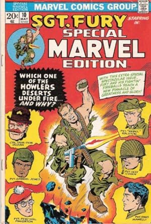 Sgt. Fury. Special Marvel Edition Issue# 10