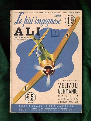 Le Piu' Ingegnose ALI / Luftwaffe aircraft spotter's guide of the Italian Ministry of Aeronautics...