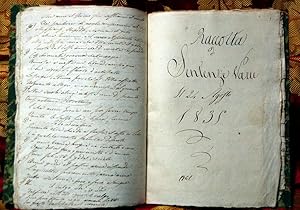 Raccolta di sentenze di vari autori nell'anno 1835