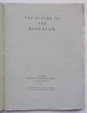The Future of the Bodleian