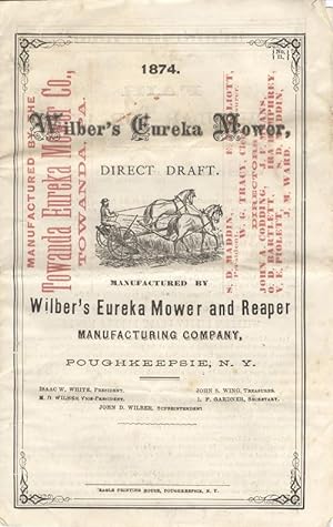 Wilber's Eureka Motor, 1874