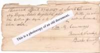1847 HANDWRITTEN RECEIPT TO JACOB HOUSEL FOR SIX DOZENS OF EDEL'S VEGETABLE PURGATIVE PILLS AT $1...