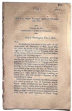 Major Kearney's Report, of November 5th, 1815