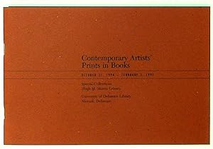 Contemporary Artists' Prints in Books. October 21, 1994 - February 3, 1995