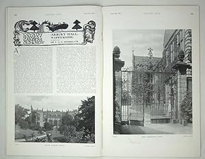 Original Issue of Country Life Magazine Dated April 13th 1907 with a Main Feature on Arbury Hall ...