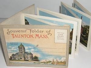 Souvenir Folder of Taunton, Massachusetts.