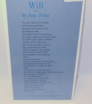 Will [ A POETRY BROADSIDE ]
