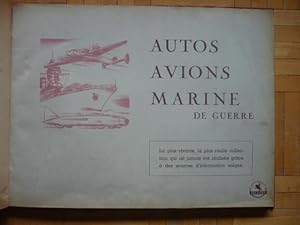 Autos - Avions - Marine de guerre / Chromos