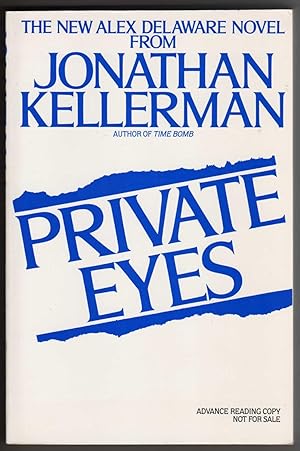 Private Eyes [COLLECTIBLE (pre-First-Edition) ADVANCE READING COPY]