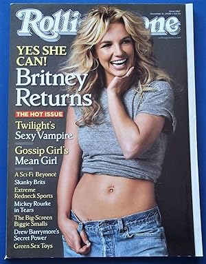 Rolling Stone (Issue 1067, December 11, 2008) Magazine (Britney Spears Cover and Inside Interview)