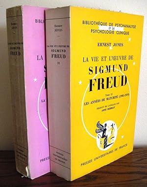 La vie et l'oeuvre de Sigmund Freud 2 Tomes ; Tome 1 La jeunesse de Freud (1856-1900) ; Tome 2 Le...