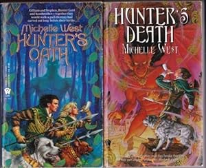 Sacred Hunt: vol one - Hunter's Oath; vol two - Hunter's Death -the complete 2 book set of "Sacre...