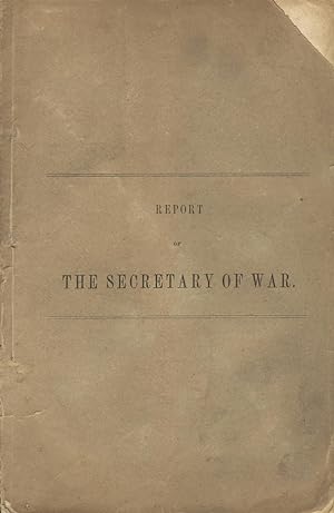 Report of the Secretary of War, 1865 [caption title]