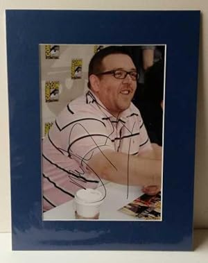 Nick Frost, Hand Signed Autograph 2011