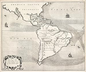 Mappa fluxus et refluxu rationes in Isthmo America no in Freto Magellanico, Caeteris que Americae...