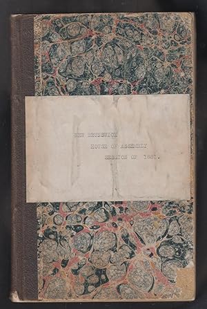 Synoptic Report of the Proceedings of the House of Assembly of the Province of New Brunswick, for...