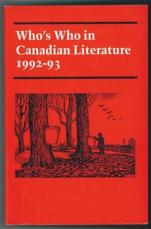 Who's Who in Canadian Literature, 1992-93