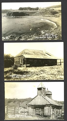 Three Real-Photo Postcards from Fort Ross, California