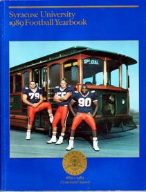 Syracuse University 1989 Football Yearbook