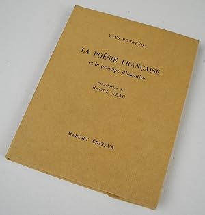 La Poésie francaise et le principe d'identité.
