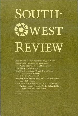 Southwest Review (Volume 85, Number 1, 2000)