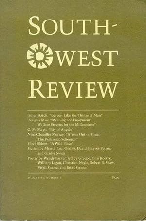 Southwest Review (Volume 85, Number 1, 2000)