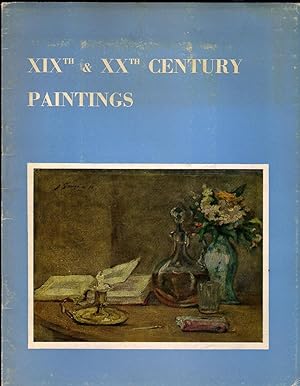 XIXth and XXth Century Paintings