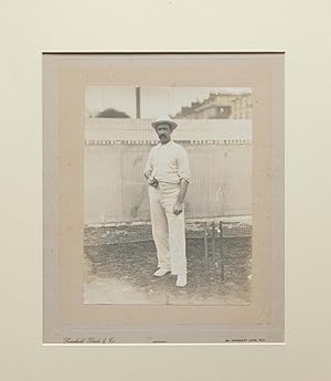 A vintage portrait photograph of William Howell, the Australian 'all-rounder of the highest class...
