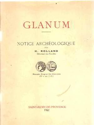 Glanum/ notice archeologique
