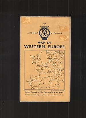 The Automobile Association Map of Western Europe (Folding Map)