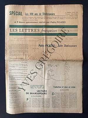 LES LETTRES FRANCAISES-N°1031-DU 28 MAI AU 2 JUIN 1964-SPECIAL LES 400 ANS DE SHAKESPEARE
