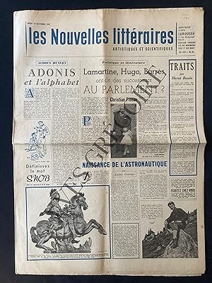 LES NOUVELLES LITTERAIRES-N°1571-10 OCTOBRE 1957