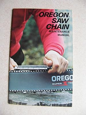 Oregon Saw Chain Maintenance Manual