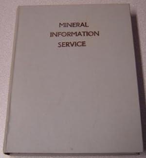 Mineral Information Service, Volumes XX-XXII, A Publication of the California Division of Mines &...