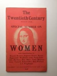 The Twentieth Century August 1958 Special Number On Women