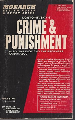 Crime & Punishment Review Notes & Study Guide