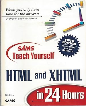 Teach Yourself H T M L And X H T M L In 24 Hours