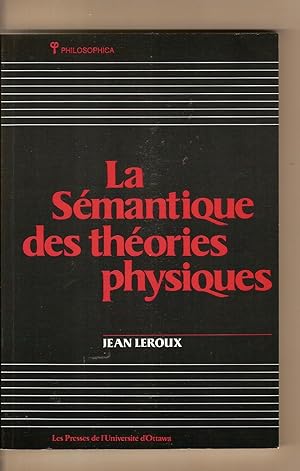 La Semantique Des Theories Physiques