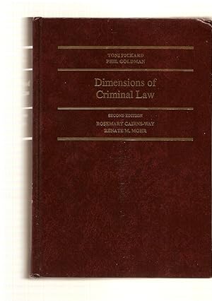 Dimensions Of Criminal Law Second Edition