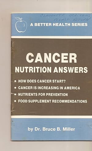 Cancer Nutrition Answers
