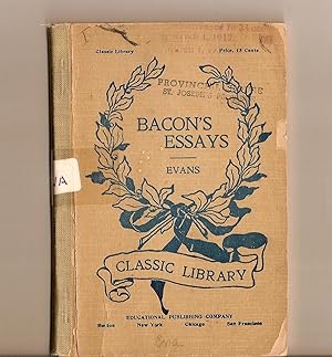 A Selection From Bacon's Essays