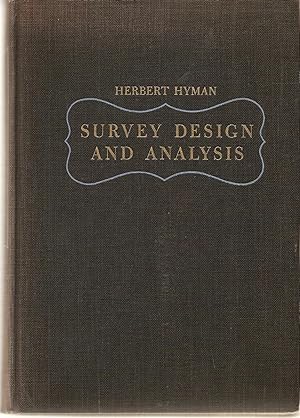 Survey Design and Analysis Principles, Cases, and Prodecures