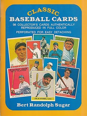Classic Baseball Cards 98 Collector's Cards Authentically Reproduced in Full Color